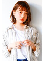 ネイヴィル オモテサンドウ(navile omotesando)&nbsp;☆シースルーバング外ハネボブ☆navile表参道