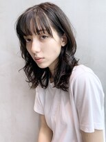 アルバム 銀座(ALBUM GINZA) ナチュラルウエーブ_ハイライトカラーオリーブカラー_87981