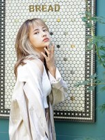 ナンバー デセオ 吉祥寺(N° deseo)&nbsp;濡れ髪　レイヤーミディアム　外ハネミディアム　オリーブカラー