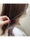 1ブリーチでつくるインナーカラー☆