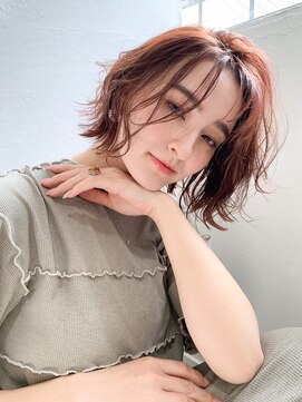 クラン(Chlan) 大人のフェミニンボブ☆フリンジウェーブヘア