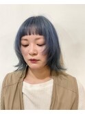 ウルフカットウルフヘア◇ダブルカラーケアブリーチ◇Qilm山崎