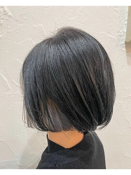 リッシュ 都賀店(Lish) インナーカラーフェイスフレーミング前髪ありボブ☆