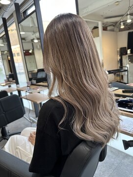 ラフ 難波店(LAFF) #黒髪#ボブルフ#ネビージュ#小顔#ワンレン