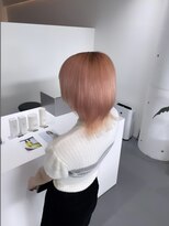 レフ(LEF)&nbsp;サーモンピンク/ダブルカラー/ケアブリーチ/ハイトーン