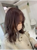 透明感アッシュピンクベージュ☆