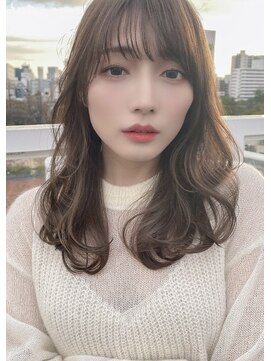 バイオレット 横浜店(Violet) 大人シルキ-レイヤーモードベージュミディアムヘア