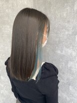 【ced.】イヤリングカラー×ターコイズ×ケアブリーチ