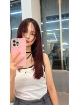 ラル 立川(lar)&nbsp;いちごカラー_前髪マチルダボブピンクベージュ