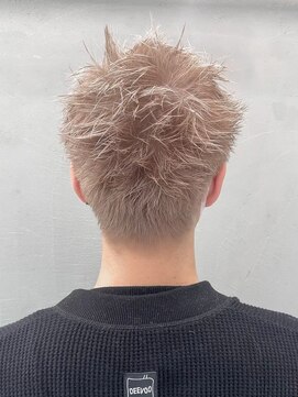 ギークス(GEEKS) 【GEEKS渋谷】スパイキーショート/ハイトーン/ミルクティー/小顔