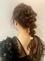 ミスト(mist) 〔mist:Yoko〕 ポニーテールアレンジ/結婚式/編みおろし #123