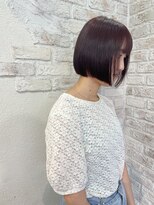 エルサフィロ ヨドヤバシ(el zafiro yodoyabashi)&nbsp;チェリーピンク　ボブ　20代30代