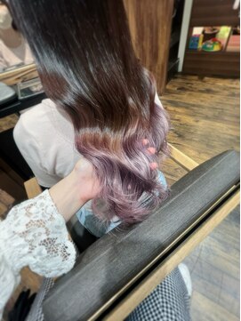 ヘアーデザインガーデニア(hair design Gardenia) グラデーションカラー【赤羽 赤羽岩淵 子連れ美容室】
