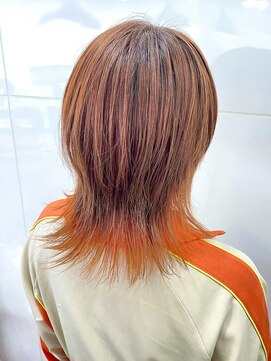 ムーア(MUA) 【MUA札幌 大通】こなれボブルフ×ビタミンカラー