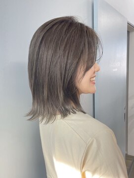 アンジェリカ(Angelica Total Beauty Lifestyle Design) 外ハネロブグレージュカラー