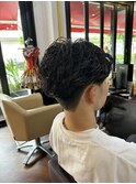 センターパーマ フェザーパーマ 佐世保