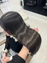 ハピネス 梅田茶屋町店(HAPPINESS)&nbsp;韓国ヘア/レイヤーカット/髪質改善/顔周り/ブリーチなしベージュ