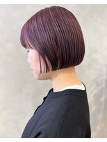 フォト 富山(foto)&nbsp;暗めカラー/グランマッシュ/デザインカラー/ショートボブ/富山