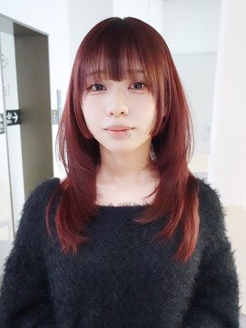 シオン(shion) ロングおくれ毛美髪前髪カット顔周りレイヤー_ba548921