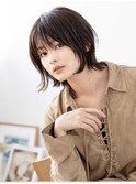 くびれボブ/赤み消しカラー