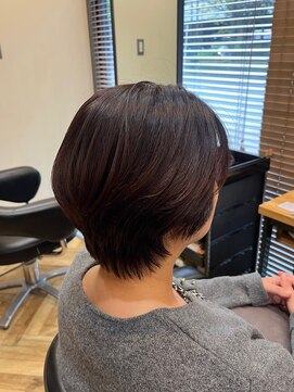 アルター(aL ter) 丸みショート［暗めカラー/グランマッシュ/デザイン］長野歌穂