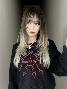 サイ(sai) 前髪/アンブレラカラー/こなれミディ/イメチェン/ウェーブパーマ