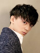 エルマーク 梅田(L-MARK)&nbsp;ツイストスパイラル/スパイラルパーマ/メンズ/マッシュ/眉毛