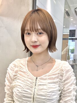 ロンドアジュール 横浜(Lond azur) グレーブラウン/ワンホンレイヤー/ピンクベージュ/横浜