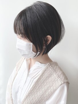 ステアケース ギンザセブン(stair:case ginza7) まとまる髪質改善丸みショートボブ