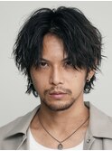 新橋メンズパーマツイストスパイラルパーマ波巻きパーマツイスパ