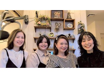 ピーチ(Peach)の写真/全員が女性スタッフ★居心地のいいお洒落空間と話しやすいスタッフが魅力的◇お子様連れも是非＊[市川駅]