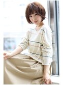 ショートボブで可愛いヘアスタイル○