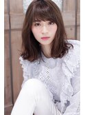 cachette ナチュラルストレート☆鎖骨外ハネラフウェーブ