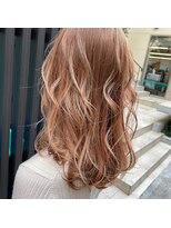 プラグ ヘアーデザイン 大名店(PLUG hair design)&nbsp;オレンジベージュ
