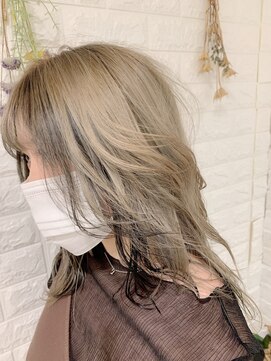 アッシュ 高幡不動店(Ash) 【Ash高幡不動店×山崎】ホワイトベージュインナーネイビー