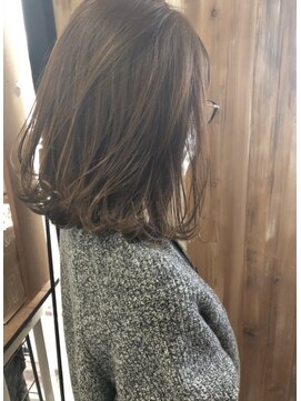 バンビ プライベート サロン(Bambi private salon) 透明感アッシュグレージュ＊切りっぱなしボブ＊Bambi松平愛
