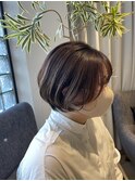 丸みショートボブ