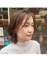 バルス(BLS)&nbsp;外ハネレイヤーミディ【藤枝/髪質改善/デザインカラー】