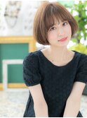 大人かわいいバレイヤージュ小顔ボブフルb戸田公園20代30代40代