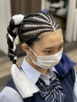 ガナンシア 横浜本店(ganancia) コーンロウアレンジ