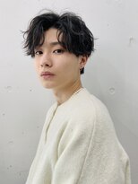 バイフィフス 原宿/表参道(by fifth)&nbsp;◇センターパート ニュアンスパーマ 韓国ヘア トランクスヘア