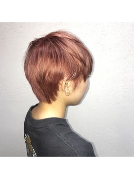 スクリバイタヒエ(SUKURI by tahie) SUKURI by tahie...#マッシュショート#ピンク