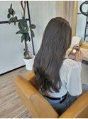 《TABOO Central》韓国風ブリーチなし暗髪カラー/グレーブラック