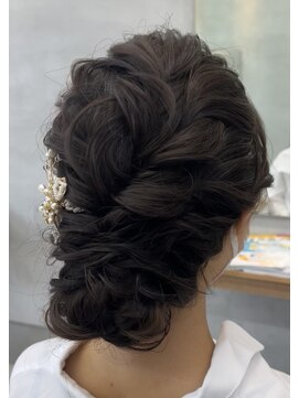 ハイプ(hipe) ヘアセット◇シニヨンスタイル