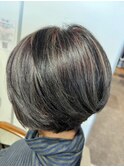 綺麗め前下がりボブヘアー
