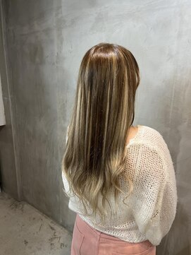 ルフレバイレミー 新宿店(Reflet by remmy) プルエクステでバレイヤージュデザイン*