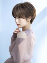 前髪あり大人小顔ショートボブ 30代40代50代【AIN.表参道】川原
