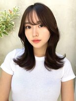 ミラリー トウキョウ(Mirareee Tokyo)&nbsp;20代30代40代◎斜めバング前髪パーマぱっつん前髪斜めバング