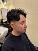 スカイマスターバーバー 渋谷(SKY MASTER BARBER) ルーズパーマ<理容室>[床屋/シェービング/渋谷］