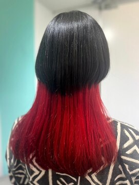 マティーナ ヘアー 池袋(Matina hair) 【レッドカラーウルフ】20代30代40代50代